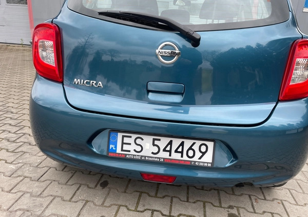 Nissan Micra cena 32500 przebieg: 38500, rok produkcji 2017 z Skierniewice małe 497